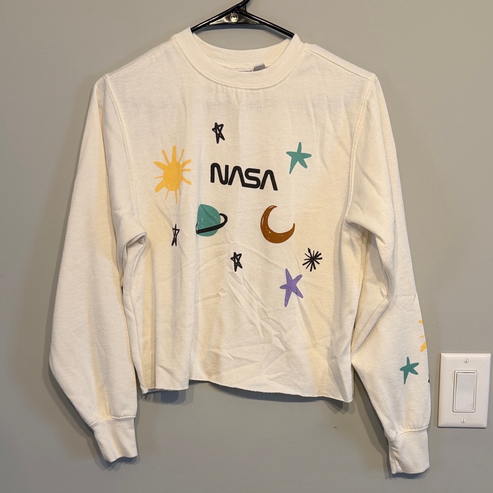 Cropped NASA Sweatshirt